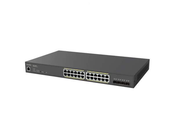EnGenius Switch full managed Layer2+ 28 Port • 24x 1 GbE • PoE Budget 240W • 24x PoE at • 4x SFP+ • 19&quot; • ECS1528P • EnGenius Cloud