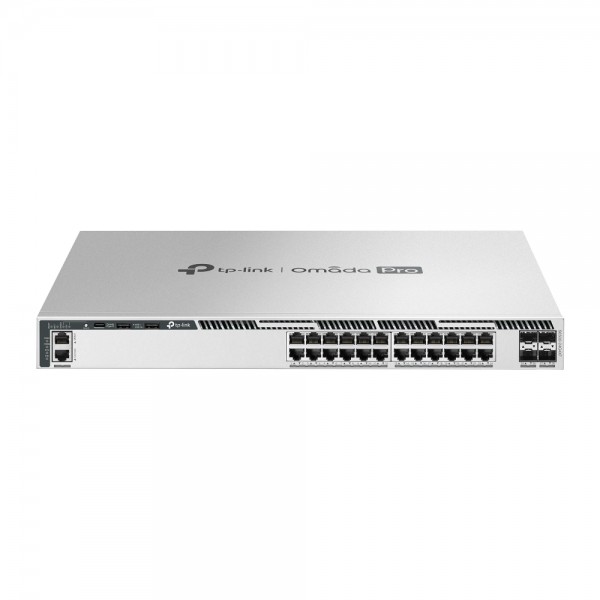 Omada PRO full managed Layer 3 Switch • 28 Port • 24x 1GbE, 4x SFP+ • Omada PRO • S6500-24GP4XF