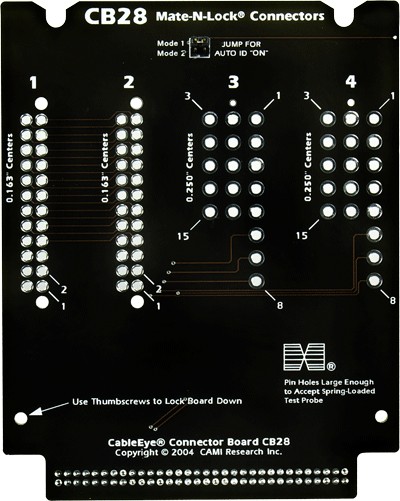 CableEye 758 / CB28 Interface Board (AMP Mate-n-Lok?)