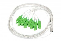 LWL-PLC-Splitter mini, LC(APC)  4x -> open End,  9/125u, LWL-PLC-Splitter mini, LC(APC)  4x -> open End,  9/125u,