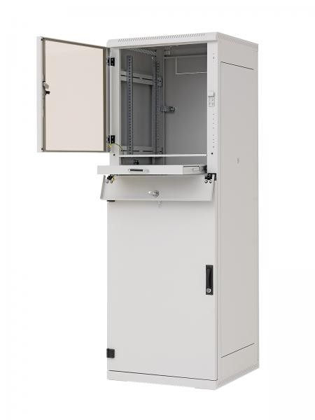 Triton 19&quot;Schrank 37HE, B600/T 600, Lichtgrau, Industri IP20