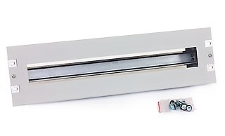 Triton 19"Schrank,zbh. Schutzschalterleiste(Hutschiene, DIN), 3HE, Schwarz,