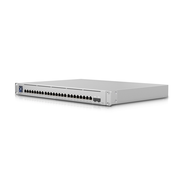 Ubiquiti Switch full managed Layer3 26 Port Â• 12x 2,5 GbE Â• 12x GbE Â• PoE Budget 400W Â• 24x PoE at Â• 2x SFP+ Â• 19? Â• UniFi Â• USW-Enterprise-24-POE