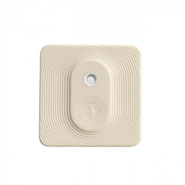 Shelly · Plug &amp; Play · "Blu H&amp;T Ivory" · Temperatur- &amp; Feuchtigkeitssensor · Bluetooth · Batterie · Hellbeige