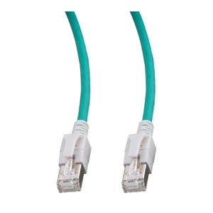 Patchkabel RJ45, VC LED, CAT6A 500Mhz, 3m, grün, LED in den Steckern!