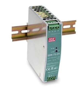 Mean Well power supply - 24V 75W DIN rail
