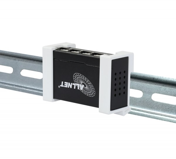 Shelly - DIN rail - &quot;Pro Distributor Switch 4&quot; - 4x Pro connections - 1x LAN input - Fanless - by ALLNET