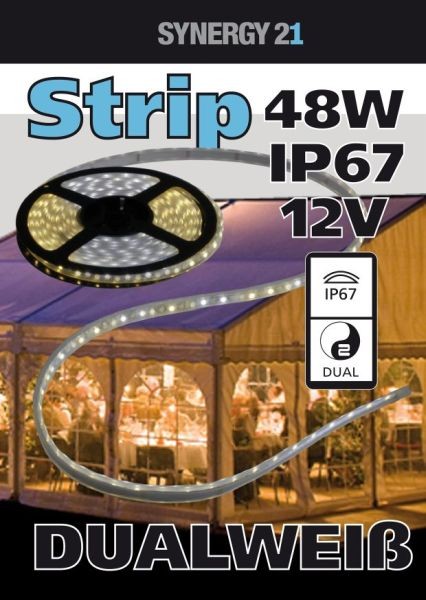 Synergy 21 LED Flex Strip 120 DW (CCT) DC12V 48W pro Farbe IP67