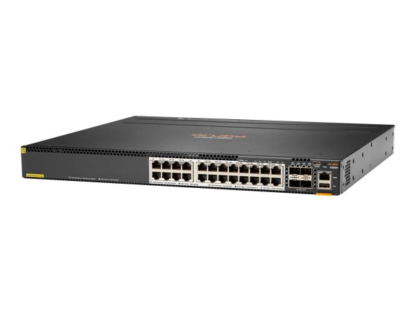 HP Switch Aruba 6300M 24xTP(1-5GB), 4xSFP56(1-50G),(ohne Netzteil!), Klasse 6 PoE