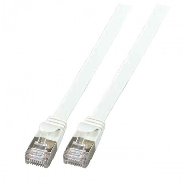Patchkabel RJ45, CAT6A 500Mhz, 0,25m, grau, U/FTP,flach,