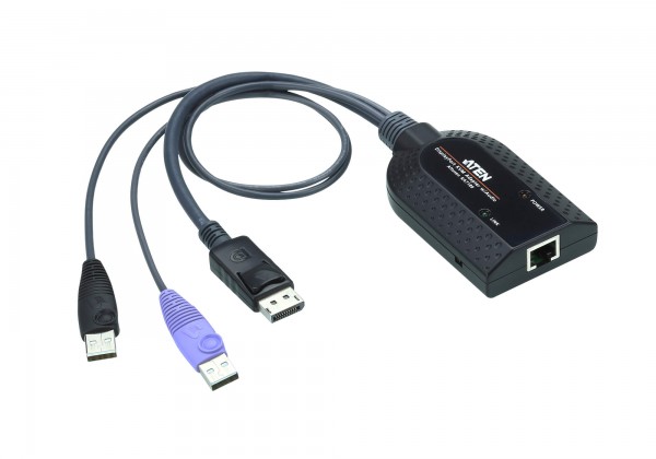Aten KVM-Switch.zbh.Adapter Cable TP USB+DP(Displayport), (unterstützt Smart Card Leser und Audio De-Embedder)