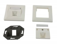 Keystone, Modulträger, UP Dosen für 1xTP-Modul, Reinweiss, Synergy 21, Keystone, Modulträger, UP Dosen für 1xTP-Modul, Reinweiss, Synergy 21,