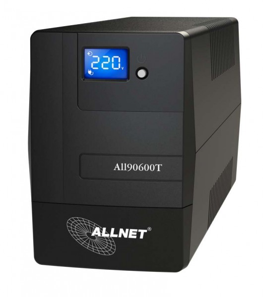 ALLNET USV 600VA Line-Interactive, USB, LCD-Display, *Promopreis bis 31.1.2025*