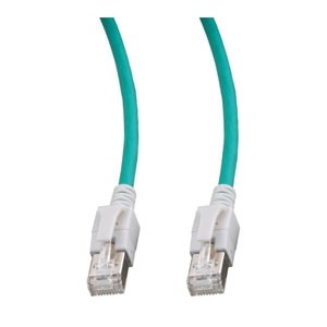 Patchkabel RJ45, VC LED, CAT6A 500Mhz, 5m, grün, LED in den Steckern!