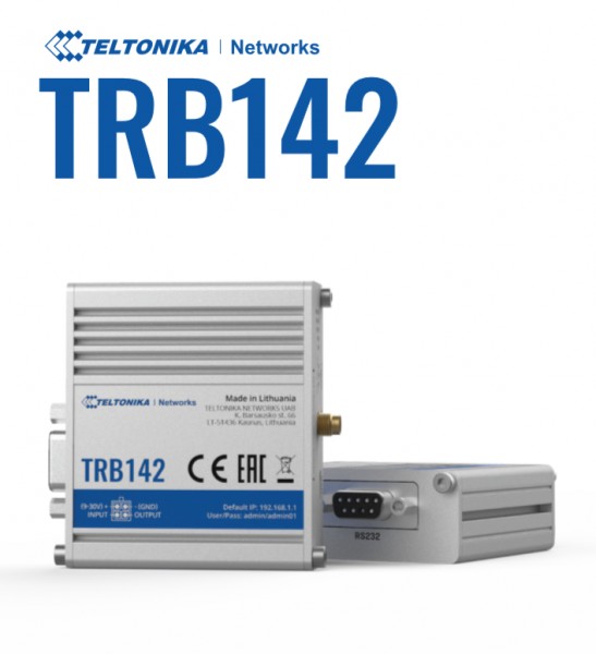 Teltonika · Gateway · TRB142 · LTE CAT4 RS232 !! USED !!