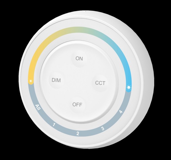 Synergy 21 LED remote control Sunrise remote (w) dual white (CCT) 4 zones*Milight/Miboxer*