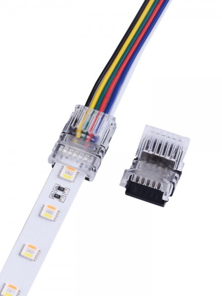 Synergy 21 LED FLEX Strip zub. Einfacher Anschluss von Streifen an Draht 12mm RGB-WW