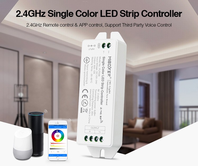Bluetooth Fernbedienung Lichtsteuerung Smart Home CCT Controller schwarz D#A3
