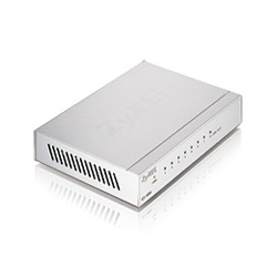 Zyxel Switch unmanaged Layer2 8 Port • 8x 1 GbE • Desktop • Lüfterlos • Metallgehäuse • GS-108BV5