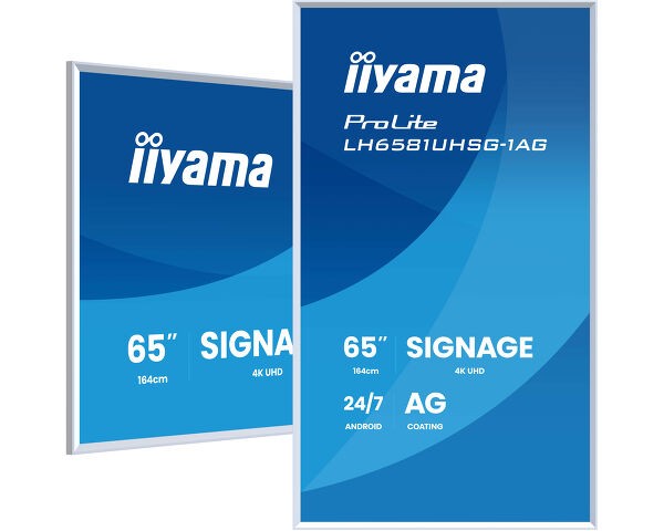 TFT 64,5&quot;/164,0cm iiyama ProLite LH6581UHSG - 24/7 *schwarz* 16:9