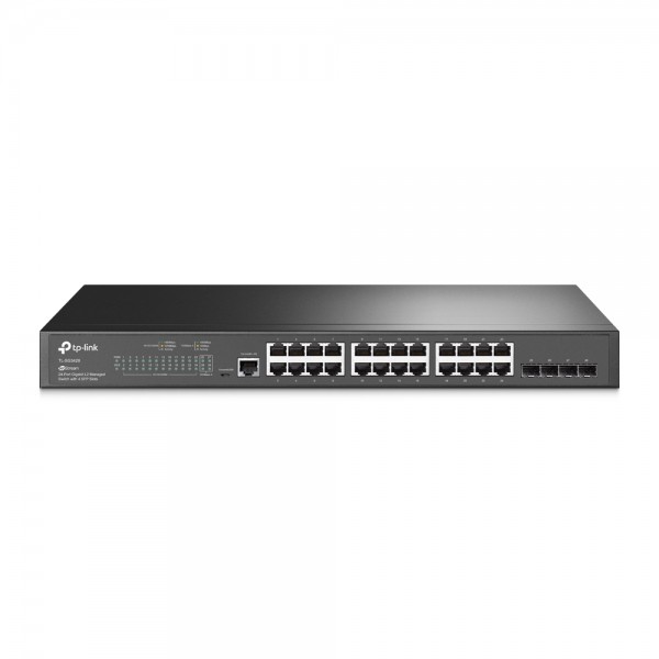 TP-Link Switch full managed Layer2+ 28 Port Â• 24x 1 GbE Â• 4x SFP Â• 19&quot; Â• Lüfterlos, Omada Â• SG342