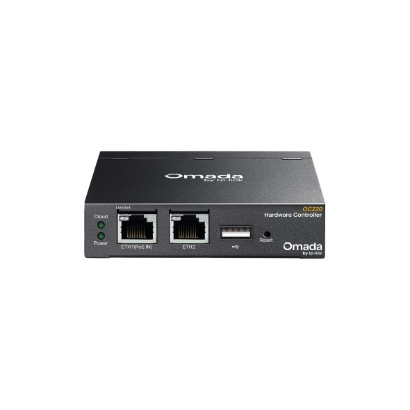 TP-Link - OC220 - Omada Hardware ControllerPORT: 2× 10/100/1000 Mbps Ethernet Ports