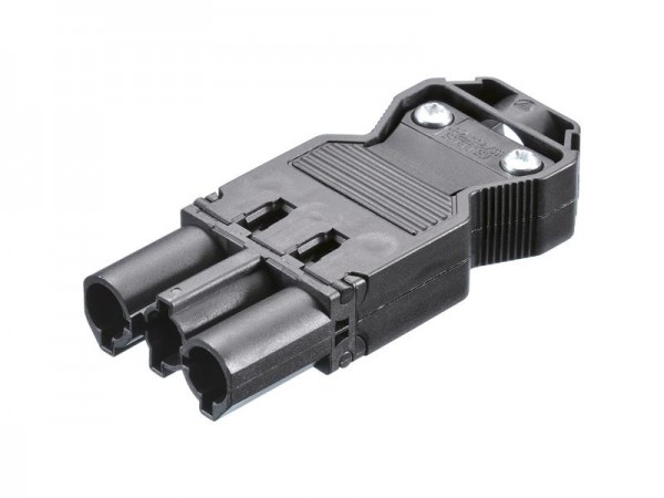 Bachmann Geräte Stecker GST18/3 schwarz