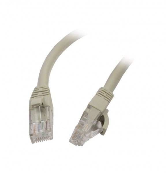 Patchkabel RJ45, CAT6 250Mhz, 0.5m grau, UTP(U/UTP), PVC, Synergy 21,