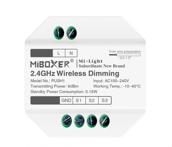 Synergy 21 LED Dimmer Controller 2,4GHz wireless dim *Milight/Miboxer*