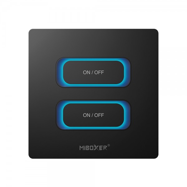 Synergy 21 LED Fernbedienung 2 Gang Smart Switch 2,4GHz Bewegungssensor + Dimm *Milight/Miboxer* (b)