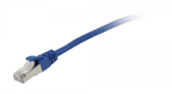 Patchkabel RJ45, CAT5e 100Mhz, 5m blau, S-FTP(SF/UTP), Synergy 21,