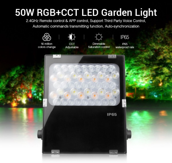 Synergy 21 LED floodlight 50W RGB-WW (RGB-CCT) IP65 230V *Milight/Miboxer*