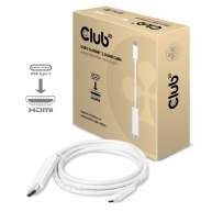 Kabel USB, C(St) =&gt; HDMI(St) 2.0 UHD, 1.8m, USB3.1, *Club 3D*