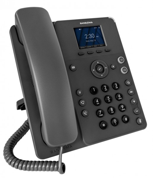 Sangoma Phone, P315, 2-Line SIP with HD Voice, Gigabit, 2.4 Inch Color Display **packed in cartons of Quantity 10. Pallets contain 16 cartons, totaling 160 telephones per pallet.
