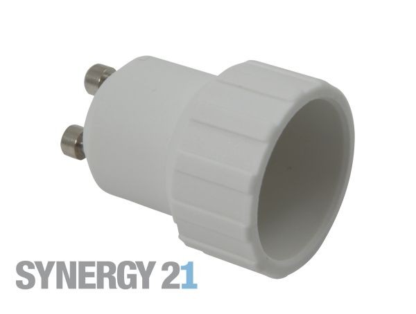 Synergy 21 LED adapter for LED bulbs GU10-&gt;E14