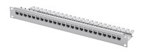 Telegärtner Modulträger,Patchpanel,incl. 24xAMJ-SL-Module, T568B, CAT6A,19",incl.Kabelabfangung