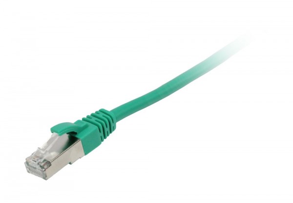 Patchkabel RJ45, CAT5e 100Mhz, 0.25m grün, FTP(F/UTP), Synergy 21,