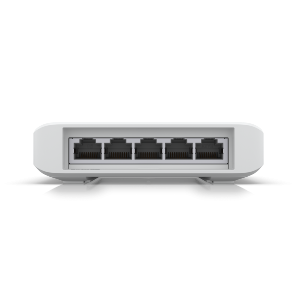 Ubiquiti Switch smart managed Layer2 5 Port • 5x GbE • PoE Budget 46W • 4x PoE at • 1x PoE bt In • Desktop • Lüfterlos • 3er Pack • UniFi • USW-Flex-3