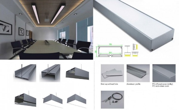 Synergy 21 LED U-profile 200cm, ALU048