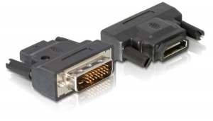 Delock Adapter DVI Stecker => HDMI Buchse,