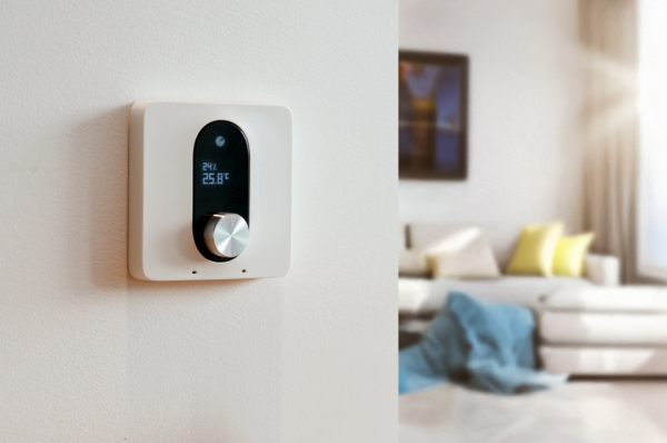 Shelly PbS · "LinkedGo Smart Floor Heating Thermostat" · Steuerung für Fußbodenheizung · WLAN · BT · ST1820