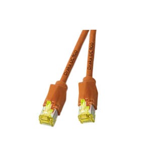 Patchkabel RJ45, CAT6A 900Mhz, 1.0m orange, S-STP(S/FTP), ND