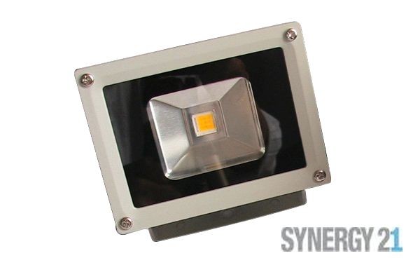 Synergy 21 LED Spot Outdoor Baustrahler 10W graues Gehäuse - kaltweiß V2