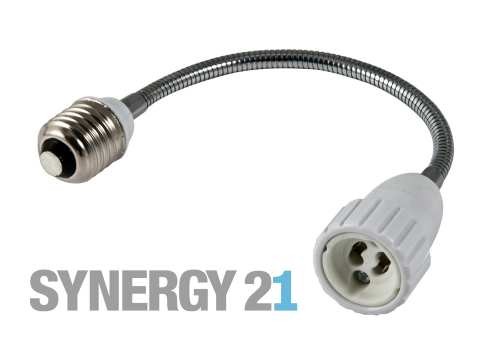 Synergy 21 LED adapter for LED bulbs E27->GU10 long