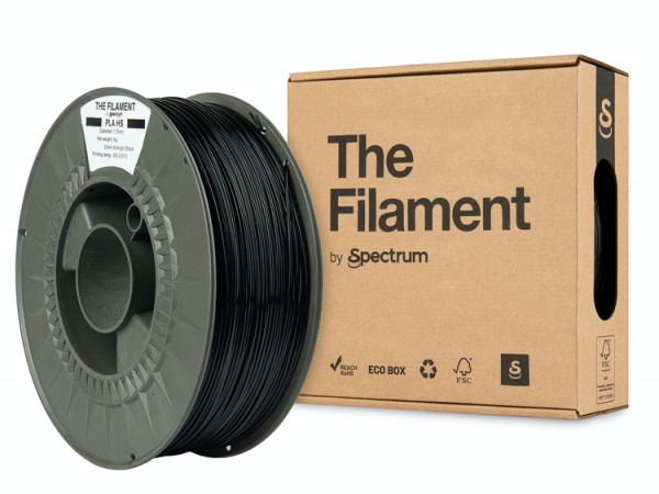 The Filament · PLA HS · MIDNIGHT BLACK · 1.75mm · 1kg