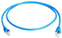 Telegärtner Patchkabel CAT6A, mini,10.0m, Blau, 500MHz, S-STP(S/FTP), halogenfrei