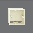 Rutenbeck Dose, zbh. Aufputzgehäuse, Perlweiss, UAE-Cat. ApG,