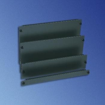 Vertiv(Knürr) zub.Blindplatte Quick-Fix, 9HE, Schwarz, (2-Stück)