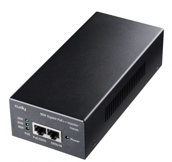 Cudy 90W Gigabit PoE+/PoE Injector, POE400