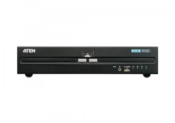 Aten KVM-Switch 2-fach Audio/HDMI, USB, Secure, Dual Display,
